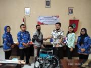 Droping Bantuan Sosial Alat Bantu Bagi Disabilitas dari Kementerian Sosial RI